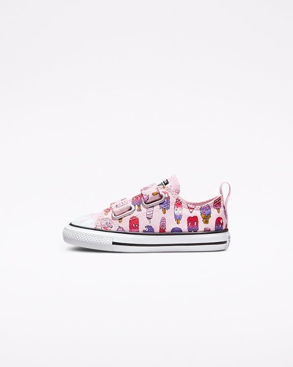 Chuck Taylor All Star Sweet Scoops 2V Toddler Low Top Pink Foam - Click Image to Close