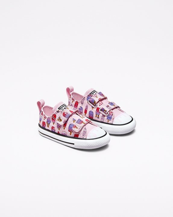 Chuck Taylor All Star Sweet Scoops 2V Toddler Low Top Pink Foam - Click Image to Close