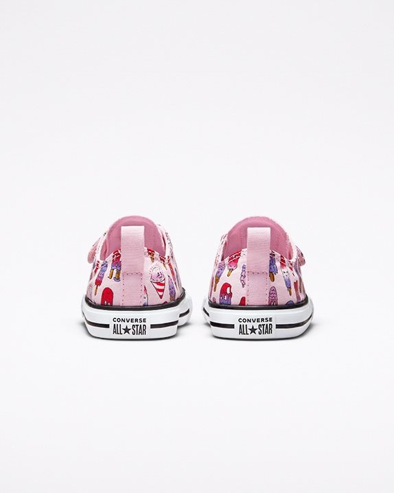 Chuck Taylor All Star Sweet Scoops 2V Toddler Low Top Pink Foam - Click Image to Close