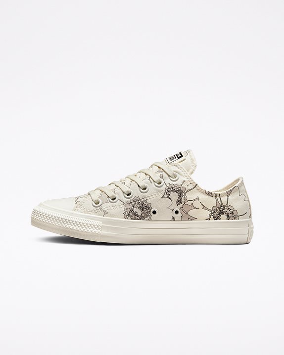 Womens Converse Chuck Taylor All Star Summer Florals Low Top Egret