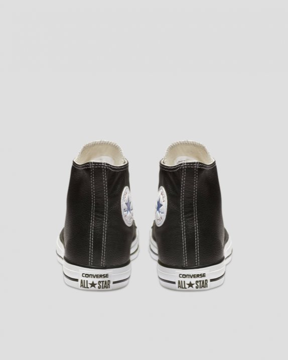 Unisex Converse Chuck Taylor All Star Leather High Top Black