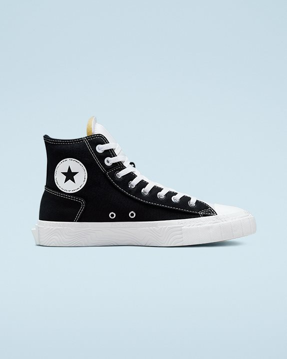 Unisex Converse Chuck Taylor Alt Star Canvas High Top Black - Click Image to Close