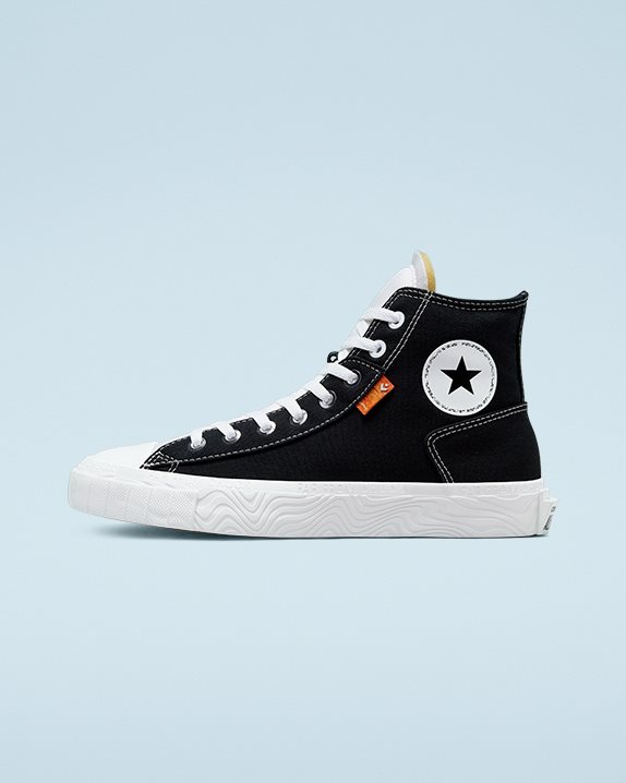 Unisex Converse Chuck Taylor Alt Star Canvas High Top Black - Click Image to Close