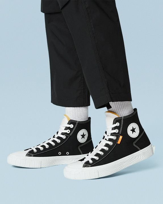 Unisex Converse Chuck Taylor Alt Star Canvas High Top Black - Click Image to Close