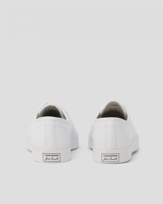 Unisex Converse Jack Purcell Foundational Leather Low Top White