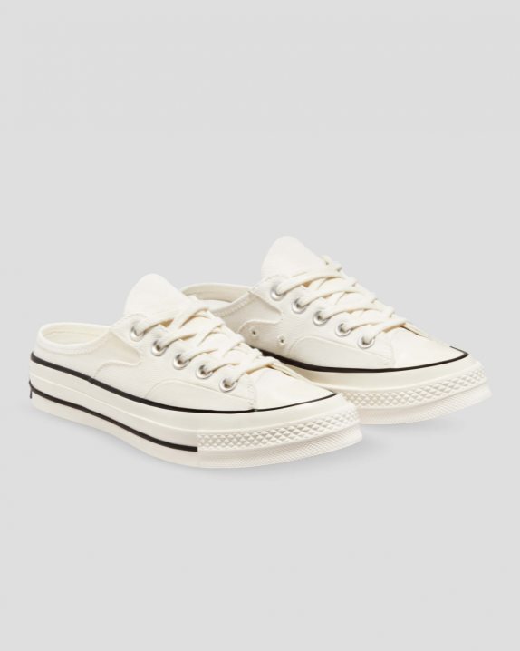 Unisex Converse Chuck 70 Mule Slip Egret - Click Image to Close