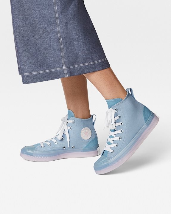 Unisex Converse Chuck Taylor All Star CX Seasonal Colour High Top Light Armory Blue - Click Image to Close