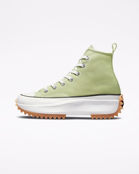 Unisex Converse Run Star Hike Seasonal Colour High Top Olive Aura - Click Image to Close