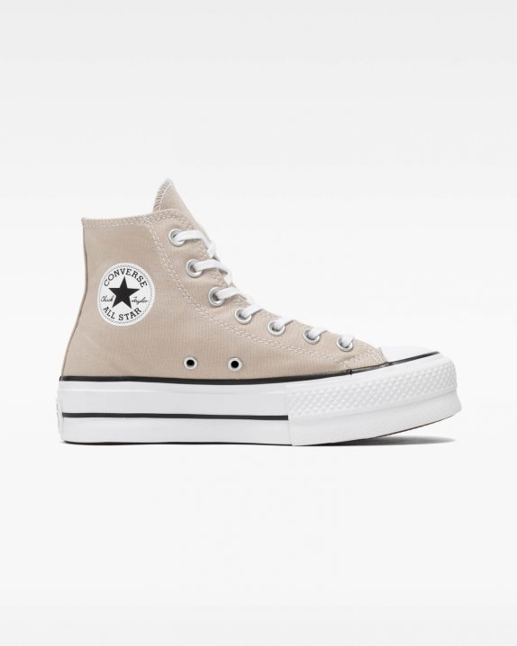 Womens Converse Chuck Taylor All Star Seasonal Colour Lift High Top Papyrus - Click Image to Close