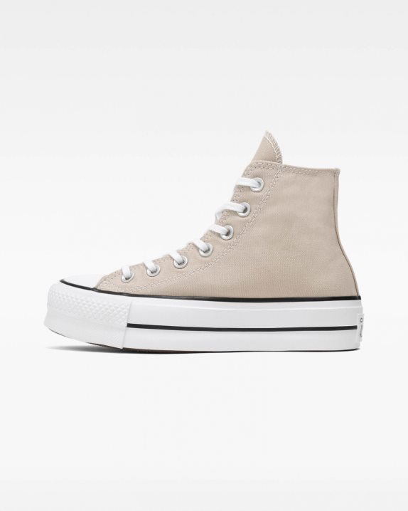 Womens Converse Chuck Taylor All Star Seasonal Colour Lift High Top Papyrus - Click Image to Close