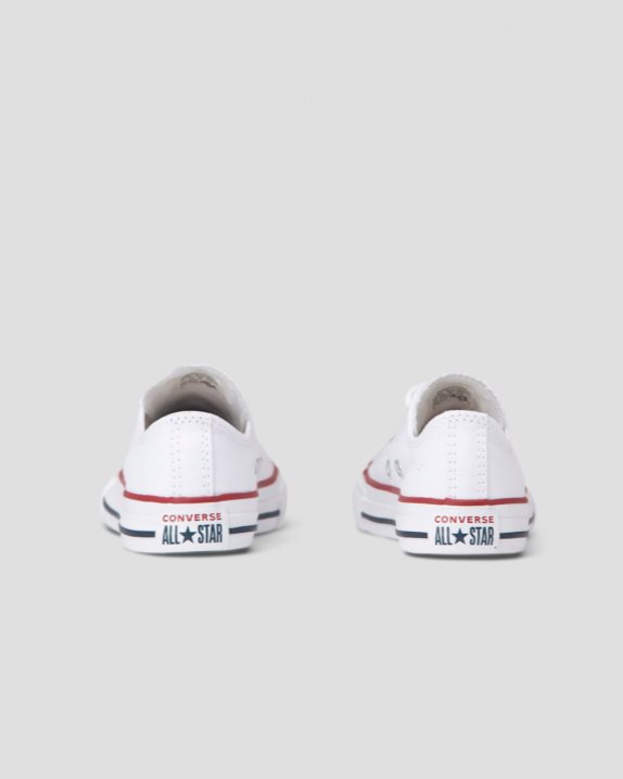 Chuck Taylor All Star Junior Low Top White - Click Image to Close