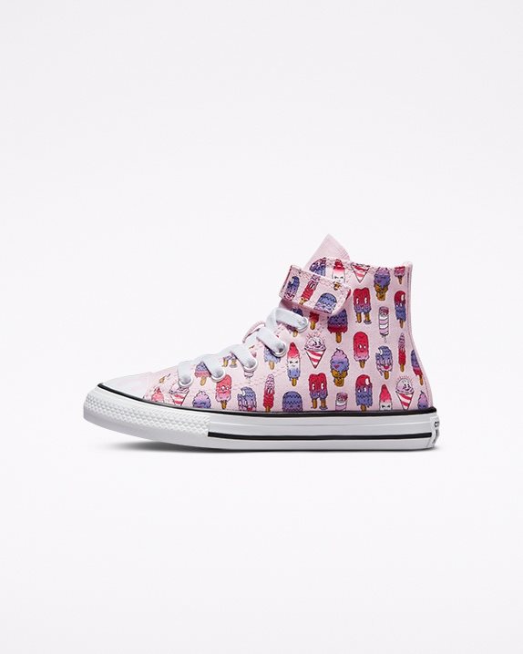 Chuck Taylor All Star 1V Sweet Scoops Junior High Top Pink Foam - Click Image to Close