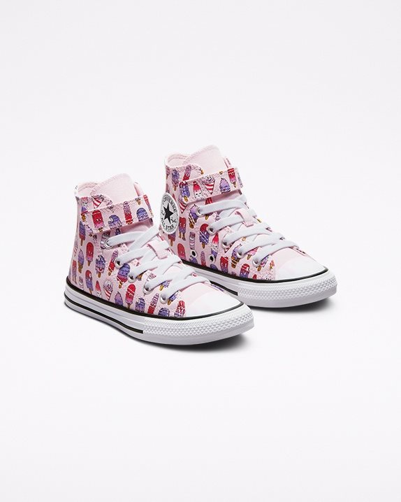 Chuck Taylor All Star 1V Sweet Scoops Junior High Top Pink Foam - Click Image to Close