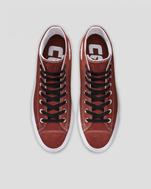 Unisex CONS Chuck Taylor All Star Pro Suede High Top Dark Terracotta