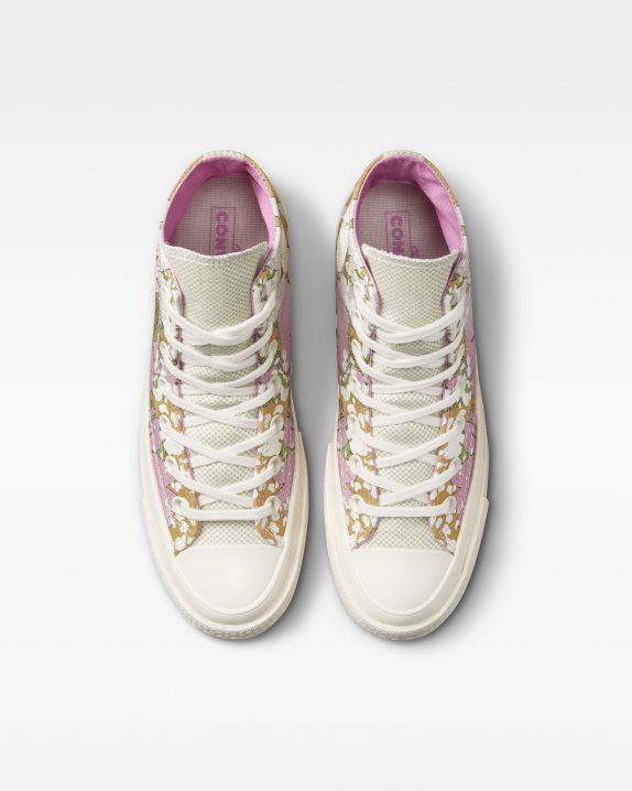 Womens Converse Chuck 70 Summer Florals High Top Beyond Pink - Click Image to Close