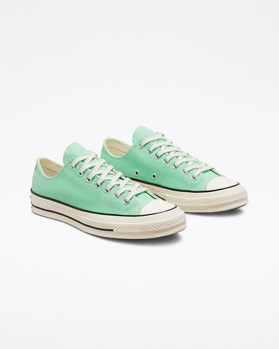 Unisex Converse Chuck 70 Seasonal Colour Low Top Prism Green - Click Image to Close