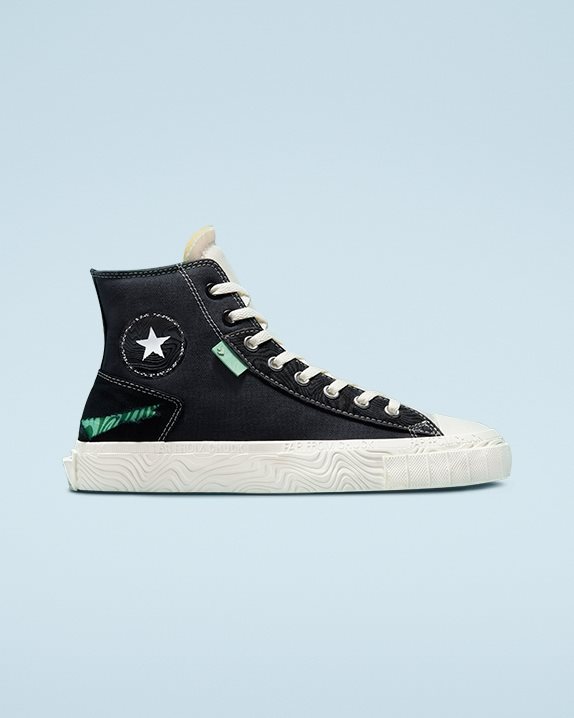 Unisex Converse Chuck Taylor Alt Star Tear Away High Top Dark Smoke Grey - Click Image to Close