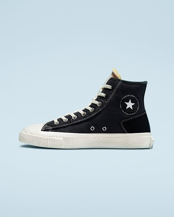 Unisex Converse Chuck Taylor Alt Star Tear Away High Top Dark Smoke Grey - Click Image to Close