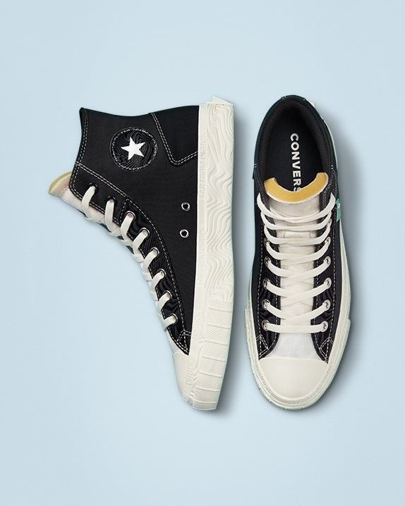 Unisex Converse Chuck Taylor Alt Star Tear Away High Top Dark Smoke Grey - Click Image to Close