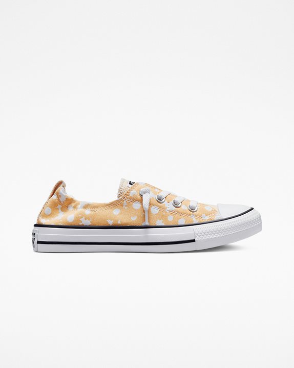 Womens Converse Chuck Taylor All Star Floral Shoreline Slip Cyber Mango - Click Image to Close