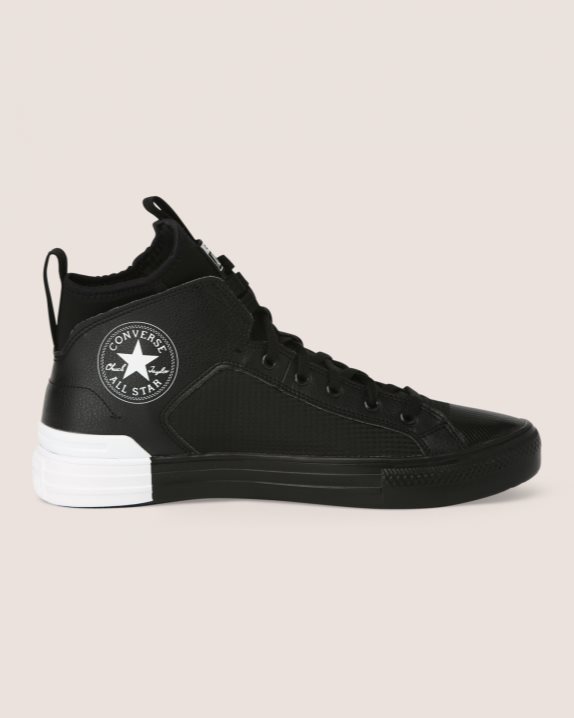 Unisex Converse Chuck Taylor All Star Ultra Mid Black - Click Image to Close