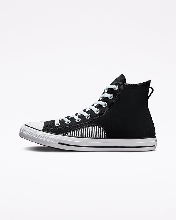 Unisex Converse Chuck Taylor All Star Hickory Stripe High Top Black