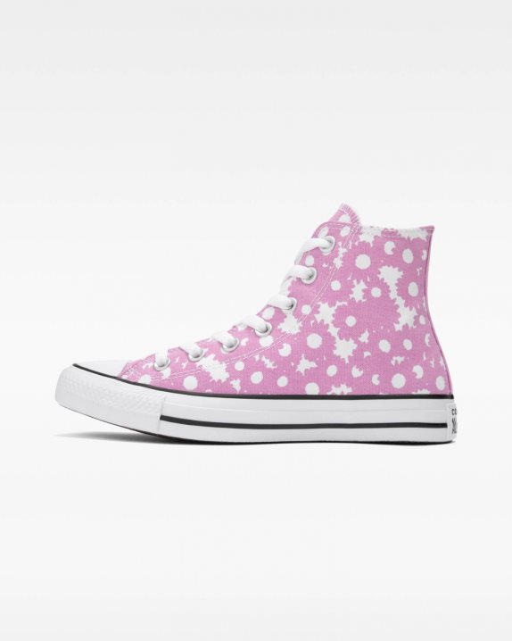 Womens Converse Chuck Taylor All Star Summer Florals High Top Beyond Pink - Click Image to Close