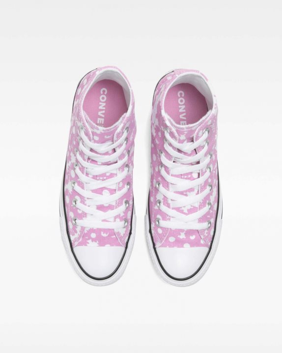 Womens Converse Chuck Taylor All Star Summer Florals High Top Beyond Pink - Click Image to Close