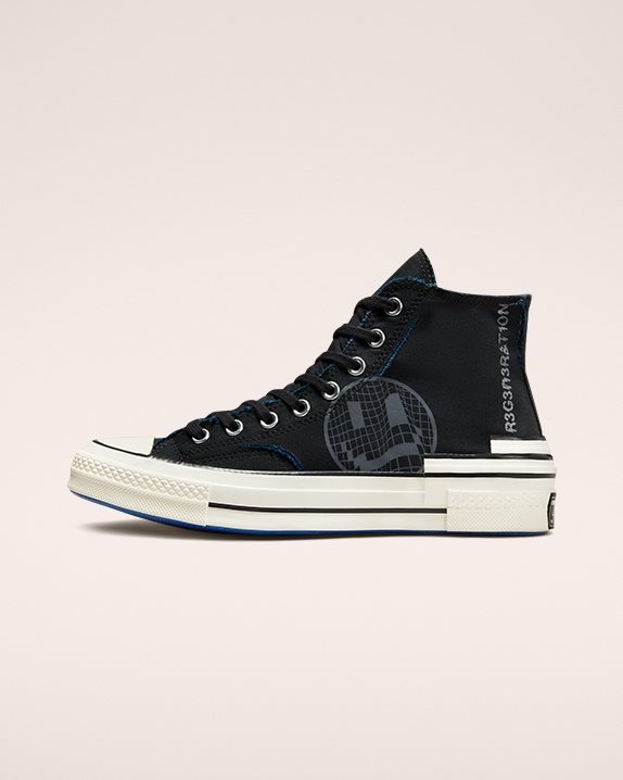 Unisex Converse Chuck 70 Trippy Heel High Top Black