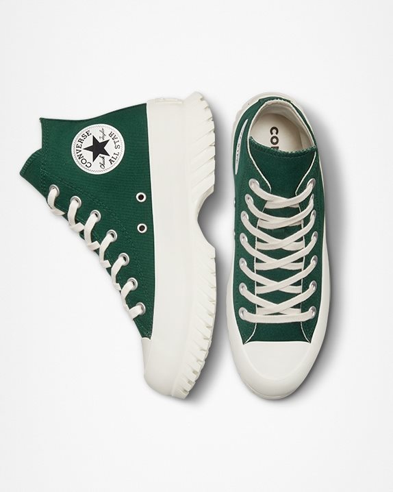 Unisex Converse Chuck Taylor All Star Lugged 2.0 Plaform High Top Midnight Clover - Click Image to Close