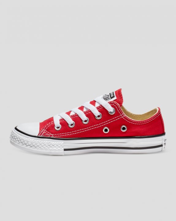 Chuck Taylor All Star Junior Low Top Red - Click Image to Close