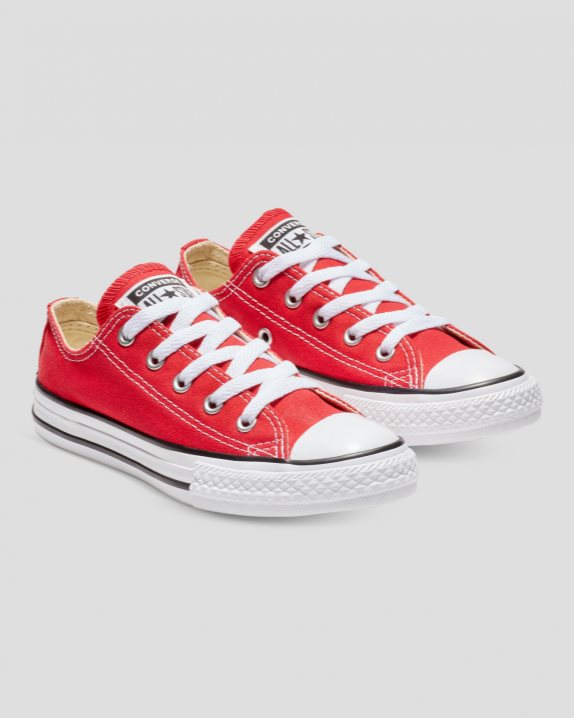 Chuck Taylor All Star Junior Low Top Red - Click Image to Close