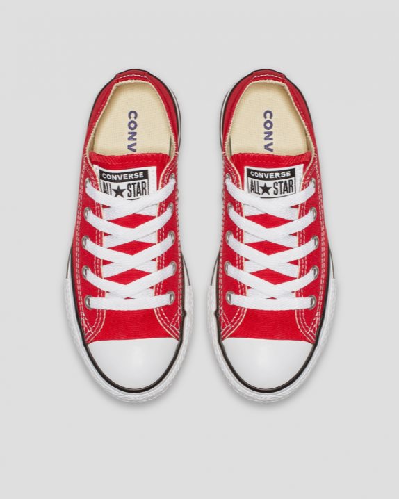 Chuck Taylor All Star Junior Low Top Red - Click Image to Close