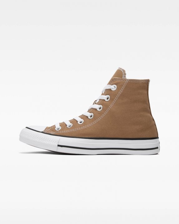 Unisex Converse Chuck Taylor All Star Seasonal Colour High Top Sand Dune - Click Image to Close