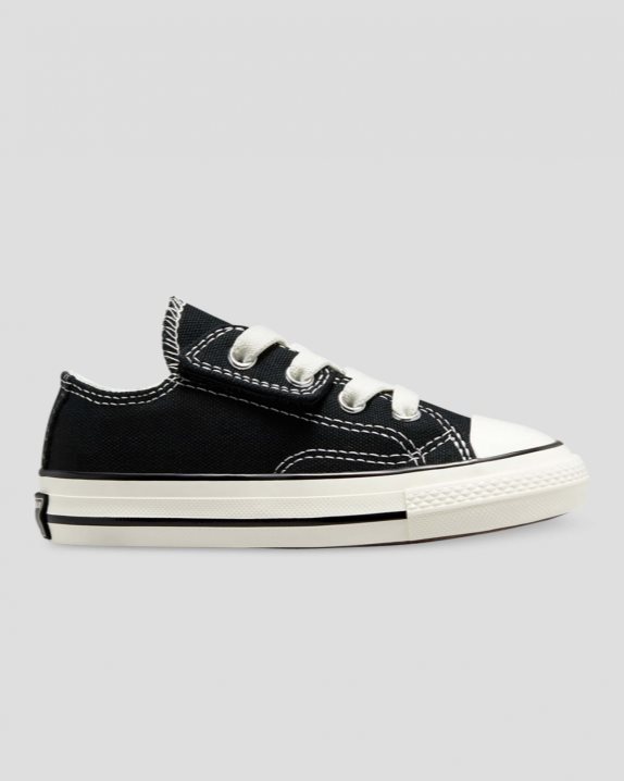 Chuck 70 Vintage Canvas 1V Toddler Low Top Black - Click Image to Close