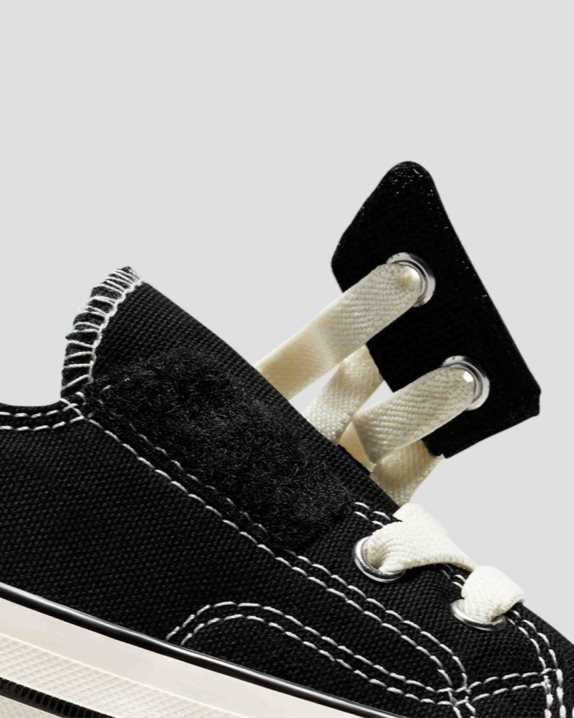 Chuck 70 Vintage Canvas 1V Toddler Low Top Black - Click Image to Close