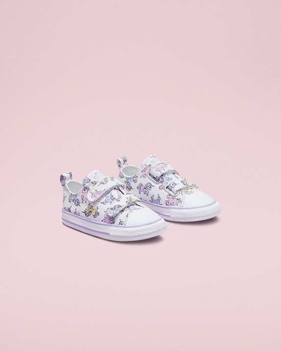 Chuck Taylor All Star 2V Unicorns Toddler Low Top White