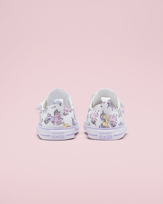 Chuck Taylor All Star 2V Unicorns Toddler Low Top White