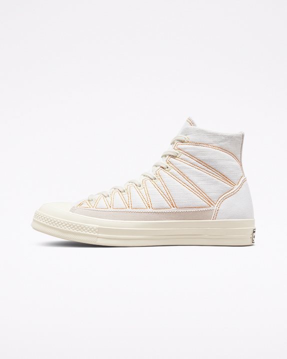 Unisex Converse Chuck 70 Hiking Stitched High Top White - Click Image to Close