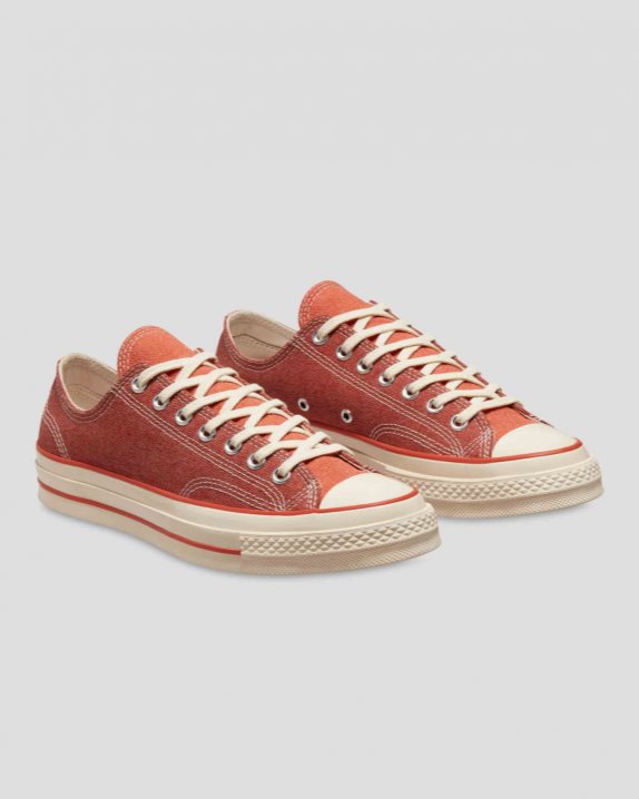 Unisex Converse Chuck 70 Triple Stitch Low Top Dark Terracotta