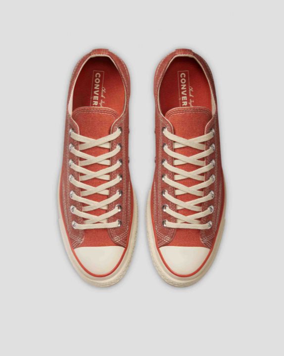 Unisex Converse Chuck 70 Triple Stitch Low Top Dark Terracotta