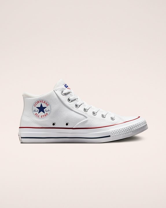 Unisex Converse Chuck Taylor All Star Malden Street Mid White - Click Image to Close