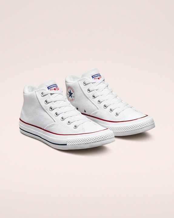 Unisex Converse Chuck Taylor All Star Malden Street Mid White - Click Image to Close