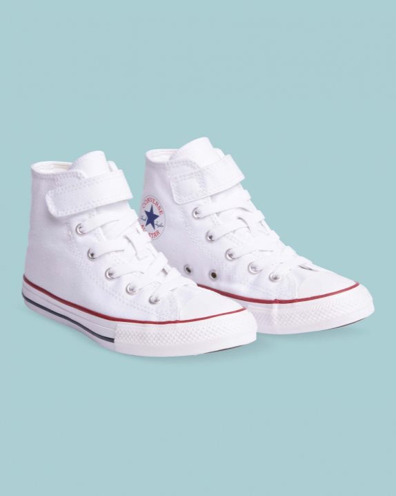 Chuck Taylor All Star Easy On 1V Junior High Top White