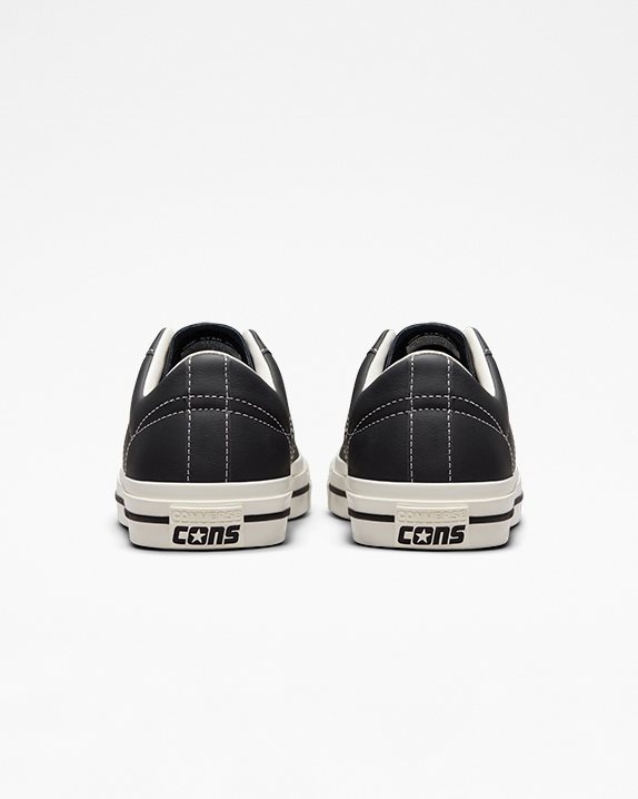 Unisex Converse One Star Pro Leather Low Top Black
