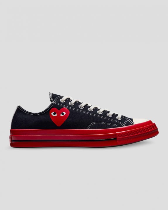 Unisex Converse X Comme des Gar?ons PLAY Chuck 70 Low Top Black