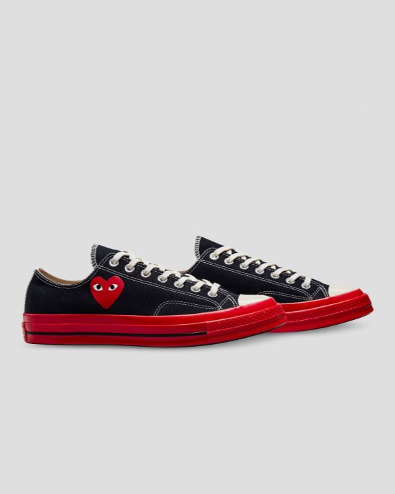 Unisex Converse X Comme des Gar?ons PLAY Chuck 70 Low Top Black