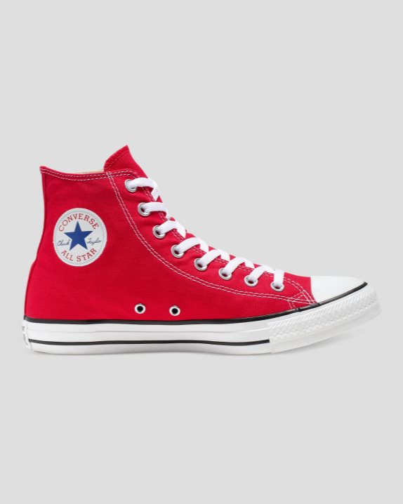 Unisex Converse Chuck Taylor All Star Classic Colour High Top Red
