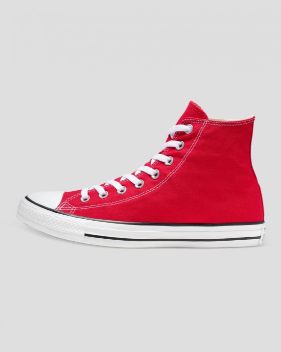 Unisex Converse Chuck Taylor All Star Classic Colour High Top Red