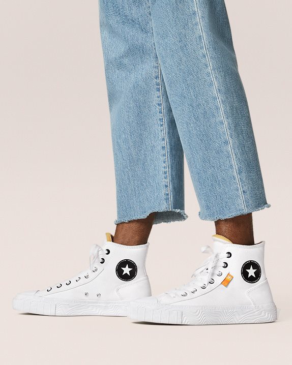 Unisex Converse Chuck Taylor Alt Star Canvas High Top White - Click Image to Close